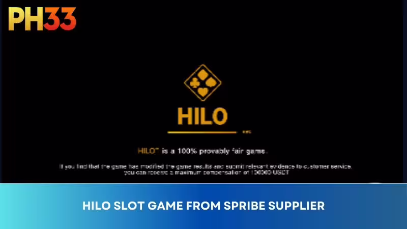 Hilo jackpot game from Spribe provider